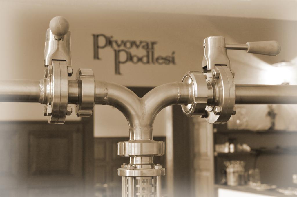 Penzion Pivovar Podlesi Pribram Luaran gambar